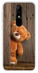 Amazon Brand - Solimo Designer Multicolor Teddy Design Printed Soft Back Case Mobile Cover for Nokia 5.1 Plus