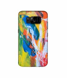 Amazon Brand - Solimo Designer Multicolor Paint On Wall 3D Printed Hard Back Case Mobile Cover for Samsung Galaxy S8 Plus