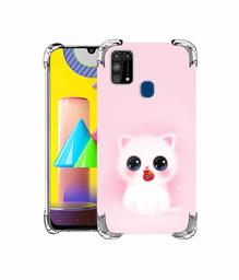 Amazon Brand - Solimo Designer Kitty UV Printed Soft Back Case Mobile Cover for Samsung Galaxy M31