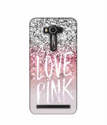 Amazon Brand - Solimo Designer Love Pink 3D Printed Hard Back Case Mobile Cover for Asus Zenfone 2 Laser ZE550 KL