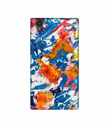 Amazon Brand - Solimo Designer Wax Color Mash On Canvas 3D Printed Hard Back Case Mobile Cover for Sony Xperia L1