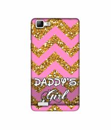 Amazon Brand - Solimo Designer Daddy's Girl 3D Printed Hard Back Case Mobile Cover for Vivo V1