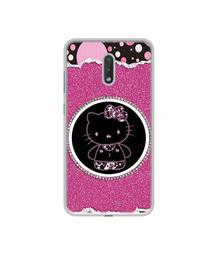 Amazon Brand - Solimo Designer Kitty with Glitter UV Printed Soft Back Case Mobile Cover for Nokia 2.3