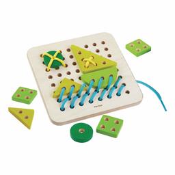 AmazonBasics Fine Motor Creative Lacing Board, 4-Pack