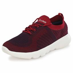 Bourge Men's Loire-199 Maroon and Navy Running Shoes-7 UK (41 EU) (8 US) (Loire-199-07)