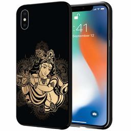 Amazon Brand - Solimo Designer God Krishna Printed Hard Back Case Mobile Cover for Apple iPhone Xs & X