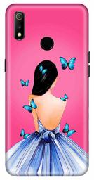 Amazon Brand - Solimo Designer Girl Design 3D Printed Hard Back Case Mobile Cover for Realme 3 / Realme 3i