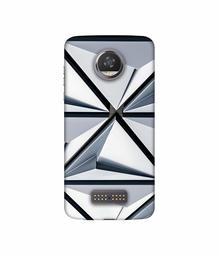 Amazon Brand - Solimo Designer Hexagon Texture 3D Printed Hard Back Case Mobile Cover for Moto Z2 Play