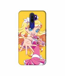 Amazon Brand - Solimo Designer Singing Girl Vector 3D Printed Hard Back Case Mobile Cover for Oppo A9 (2020)