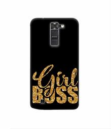 Amazon Brand - Solimo Designer Sparkle Girl Boss 3D Printed Hard Back Case Mobile Cover for LG K10