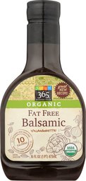 365 Everyday Value, Organic Fat Free Balsamic Vinaigrette, 16 Oz