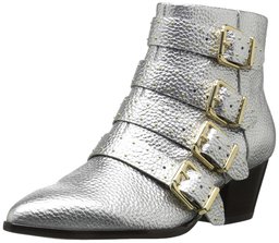 Amazon Brand - The Fix Women's Hazel 4 Buckle Strap Ankle Boot