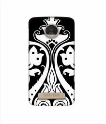 Amazon Brand - Solimo Designer S Shape Rangoli 3D Printed Hard Back Case Mobile Cover for Motorola Moto Z Play