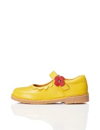 RED WAGON Scarpa Mary Jane con Fiore Bambina, Giallo (Yellow), 34.5 EU