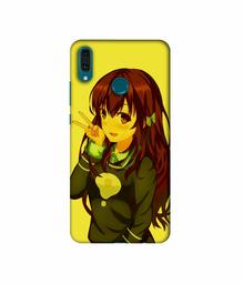 Amazon Brand - Solimo Designer DJ Girl Vector 3D Printed Hard Back Case Mobile Cover for Huawei Y9 (2019)