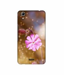 Amazon Brand - Solimo Designer Pink Flower 3D Printed Hard Back Case Mobile Cover for Micromax Canvas Selfie Lens Q345