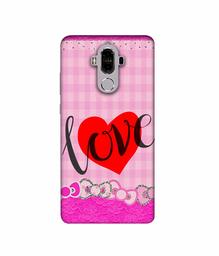 Amazon Brand - Solimo Designer Love Print On Cloth Pattern 3D Printed Hard Back Case Mobile Cover for Huawei Mate 9