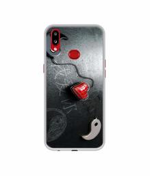 Amazon Brand - Solimo Designer Chinnese Yin and Yang UV Printed Soft Back Case Mobile Cover for Samsung Galaxy A10s