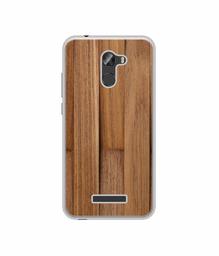 Amazon Brand - Solimo Designer Wooden Art UV Printed Soft Back Case Mobile Cover for Gionee X1S