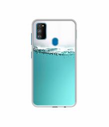 Amazon Brand - Solimo Designer Half Fill UV Printed Soft Back Case Mobile Cover for Samsung Galaxy M21 / M30s