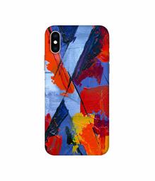 Amazon Brand - Solimo Designer X Multicolor Texture 3D Printed Hard Back Case Mobile Cover for Apple iPhone Xs Max