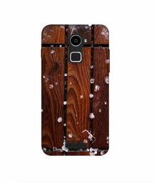 Amazon Brand - Solimo Designer Wood with Snow 3D Printed Hard Back Case Mobile Cover for Coolpad Note 3 Lite