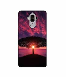 Amazon Brand - Solimo Designer Nature Digital Painting 3D Printed Hard Back Case Mobile Cover for Huawei Mate 9