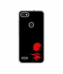 Amazon Brand - Solimo Designer Red Moon UV Printed Soft Back Case Mobile Cover for Tecno Camon iSky