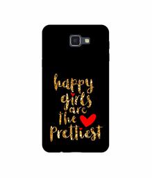 Amazon Brand - Solimo Designer Happy Girls are The Prettiest UV Printed Soft Back Case Mobile Cover for Samsung Galaxy J5 Prime