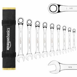 AmazonBasics Lot de 9 clés à cliquet