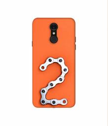 Amazon Brand - Solimo Designer Two Number 3D Printed Hard Back Case Mobile Cover for LG Q7