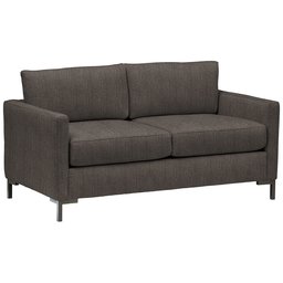 Amazon Brand – Rivet Edgewest Low Back Modern Loveseat, 65