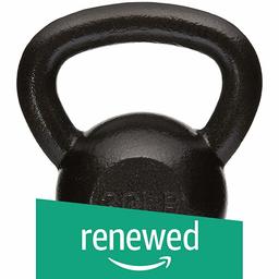 (Renewed) AmazonBasics Cast Iron Kettlebell, 13.6 KGS