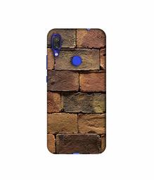 Amazon Brand - Solimo Designer Burn Bricks 3D Printed Hard Back Case Mobile Cover for Xiaomi Redmi Note 7