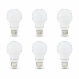 AmazonBasics – Bombilla LED equivalente no regulable, 10.000 horas de vida útil, A19