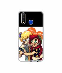 Amazon Brand - Solimo Designer Matriana UV Printed Soft Back Case Mobile Cover for Vivo U20