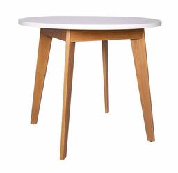 Amazon Brand – Rivet Noah Round Modern Ash Dining Table, 35.4