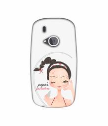 Amazon Brand - Solimo Designer Papa's Princess 3D Printed Hard Back Case Mobile Cover for Nokia 3310