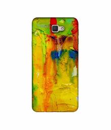 Amazon Brand - Solimo Designer Yellow and Green Paint 3D Printed Hard Back Case Mobile Cover for Samsung Galaxy J5 Prime