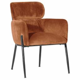 Amazon Brand – Rivet Modern Dining Room Chair 32 Inch Height, Orange