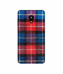 Amazon Brand - Solimo Designer Check Cloth 3D Printed Hard Back Case Mobile Cover for Meizu M2