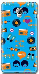 Amazon Brand - Solimo Designer Blue Pattern Design 3D Printed Hard Back Case Mobile Cover for Lenovo Vibe P1