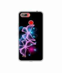 Amazon Brand - Solimo Designer Butterflies Neon Light UV Printed Soft Back Case Mobile Cover for Itel A46