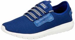 Amazon Brand - Symbol Men's Blue Polyester Sneakers-10 (AZ-YS-203 B)