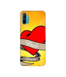 Amazon Brand - Solimo Designer Dad's Princess 3D Printed Hard Back Case Mobile Cover for Realme C3