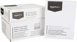 AmazonBasics 92 Bright Multipurpose Copy Paper - 8.5 x 11 Inches, 5 Reams (2,500 Sheets)