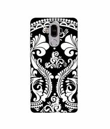 Amazon Brand - Solimo Designer Round White Rangoli 3D Printed Hard Back Case Mobile Cover for Huawei Mate 9