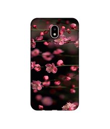 Amazon Brand - Solimo Designer Pink Flowers UV Printed Soft Back Case Mobile Cover for Samsung Galaxy J7 Pro