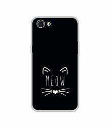 Amazon Brand - Solimo Designer Meow UV Printed Soft Back Case Mobile Cover for Oppo A83