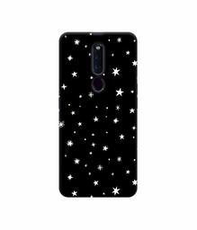 Amazon Brand - Solimo Designer Sperking Stars 3D Printed Hard Back Case Mobile Cover for Oppo F11 Pro